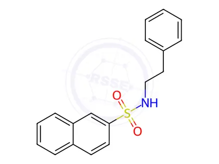 Chemical structure of N-phenethylnaphthalene-2-sulfonamide