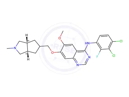 Chemical structure of XL647 4-methylbenzenesulfonate