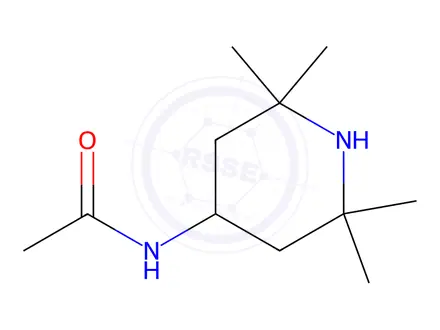 Chemical structure of 4-Acetamido-2,2,6,6-tetramethylpiperidine