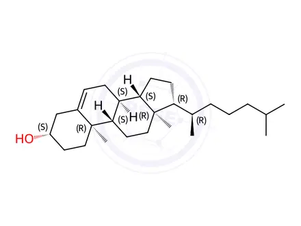 Chemical structure of Cholesterol