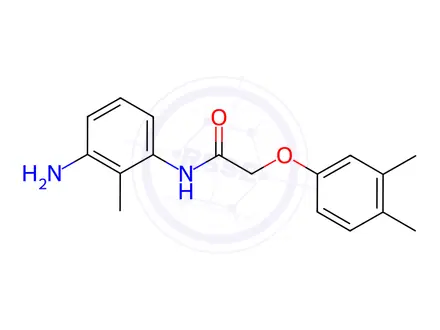 Chemical structure of N-(3-Amino-2-methylphenyl)-2-(3,4-dimethylphenoxy)acetamide