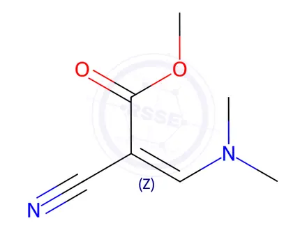 Chemical structure of Methyl 2-cyano-3-(dimethylamino)acrylate