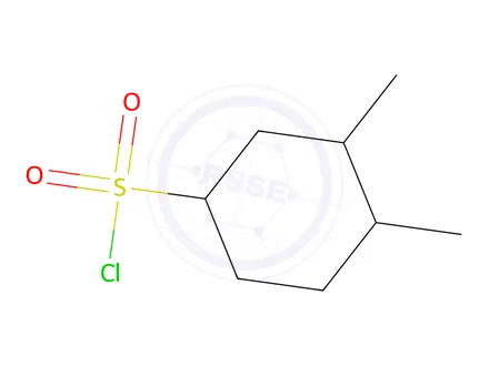 Chemical structure of 3,4-Dimethylcyclohexane-1-sulfonyl chloride
