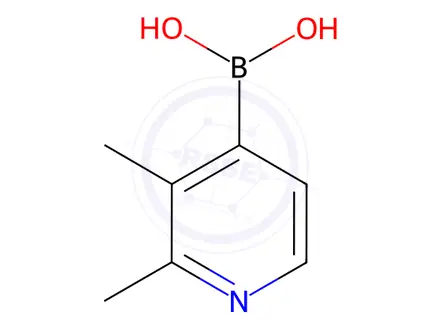 Chemical structure of (2,3-Dimethylpyridin-4-yl)boronic Acid