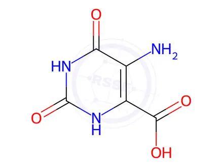 Chemical structure of 5-Amino Orotic Acid