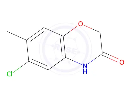 Chemical structure of 6-Chloro-7-methyl-2H-benzo[b][1,4]oxazin-3(4H)-one