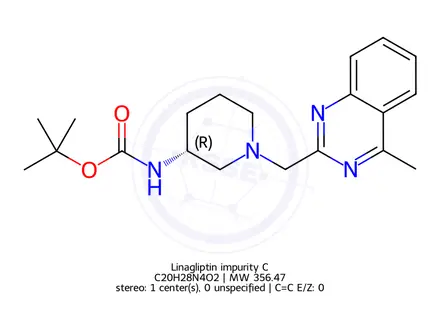 Chemical structure of Linagliptin Impurity 325