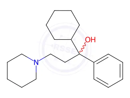 Chemical structure of Benzhexol