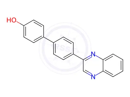 Chemical structure of 4'-(Quinoxalin-2-yl)-[1,1'-biphenyl]-4-ol