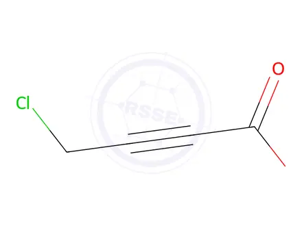 Chemical structure of 4-chlorobut-2-ynoic acid