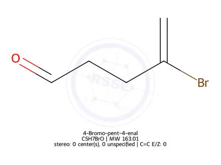 Chemical structure of 4-Bromo-pent-4-enal