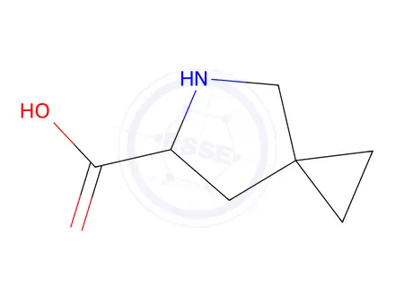 Chemical structure of 5-azaspiro[2.4]heptane-6-carboxylic acid