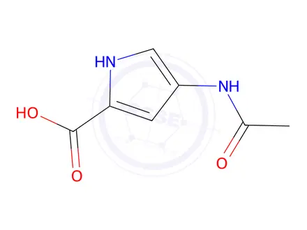 Chemical structure of 4-AcetylaMino-1H-pyrrole-2-carboxylic acid