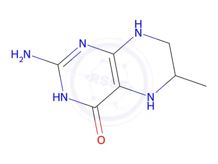 Chemical structure of 2-Amino-6-methyl-5,6,7,8-tetrahydropteridin-4(3H)-one