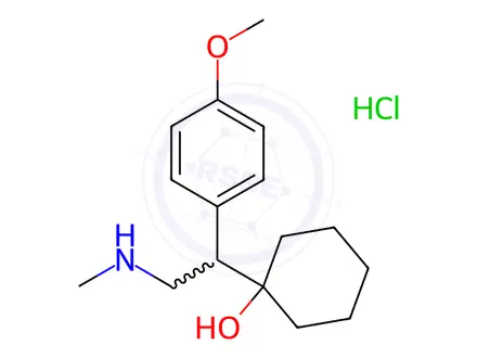 Chemical structure of Venlafaxine Hydrochloride Impurity D