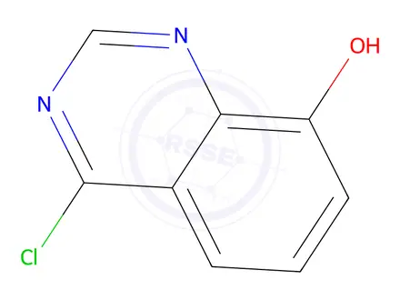 Chemical structure of 4-Chloroquinazolin-8-ol