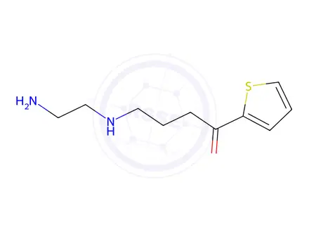 Chemical structure of gamma-(2-aminoethylamino)-2-butryothienone