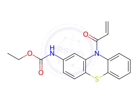 Chemical structure of Moricizine Impurity 8