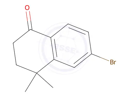 Chemical structure of 6-Bromo-4,4-dimethyl-3,4-dihydronaphthalen-1(2H)-one