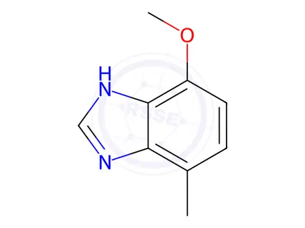 Chemical structure of Benzimidazole, 4-methoxy-7-methyl-(8CI)