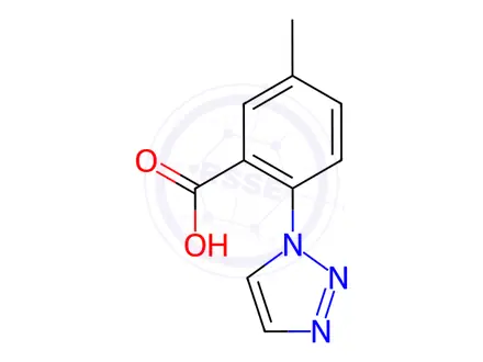 Chemical structure of 5-Methyl-2-(1H-1,2,3-triazol-1-yl)benzoic acid