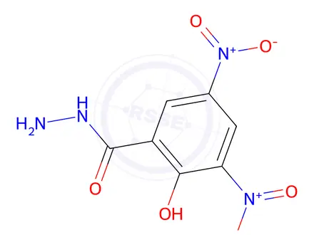 Chemical structure of 3,5-Dinitrosalicylic Acid Hydrazide