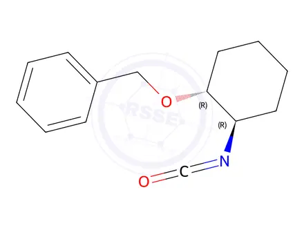 Chemical structure of (1R,2R)-(-)-2-Benzyloxycyclohexyl isocyanate