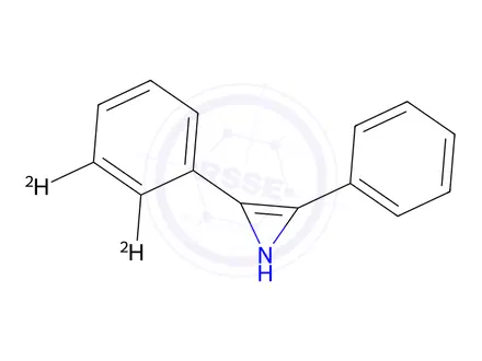 Chemical structure of Carbamazepine Impurity 4-d2(Carbamazepine EP Impurity D-d2)