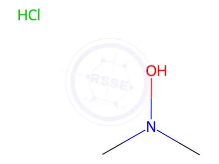Chemical structure of N,N-dimethylhydroxylamine hydrochloride