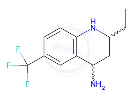 Chemical structure of Bedaquiline Fumarate Impurity 163