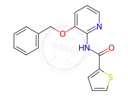 Chemical structure of N-[3-(Benzyloxy)pyridin-2-yl]thiophene-2-carboxamide