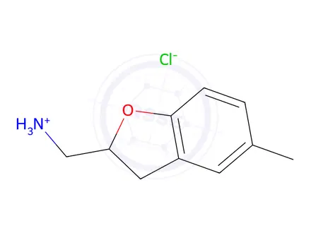 Chemical structure of (2,3-Dihydro-benzofuran-2-ylmethyl)-methyl-amine hydrochloride