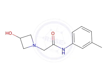 Chemical structure of 2-(3-hydroxyazetidin-1-yl)-n-(3-methylphenyl)acetamide