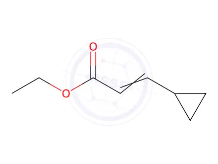 Chemical structure of 3-​Cyclopropyl-​2-​propenoic Acid Ethyl Ester