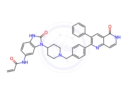 Chemical structure of Borussertib