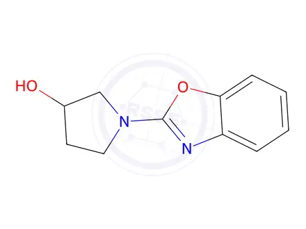 Chemical structure of 1-(Benzo[d]oxazol-2-yl)pyrrolidin-3-ol