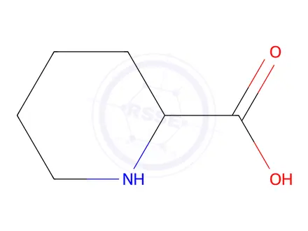 Chemical structure of Pipecolinic acid