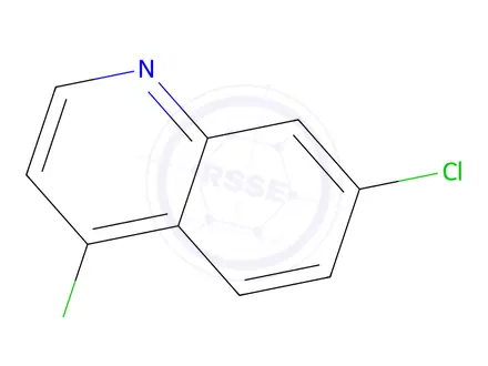 Chemical structure of 4,7-Dichloro Quinoline