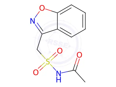 Chemical structure of N-Acetyl Zonisamide