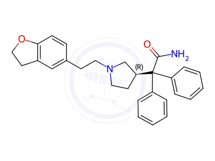 Chemical structure of (R)-Darifenacin