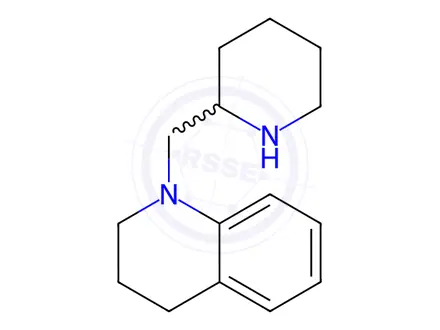 Chemical structure of 1-(2-Piperidinylmethyl)-1,2,3,4-tetrahydroquinoline dihydrochloride