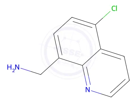Chemical structure of (5-Chloroquinolin-8-yl)methanamine