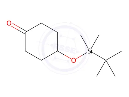 Chemical structure of 4-(tert-Butyldimethylsilyloxy)cyclohexanone