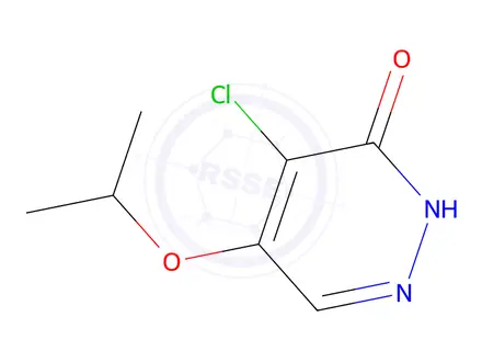 Chemical structure of 4-Chloro-5-isopropoxypyridazin-3(2H)-one