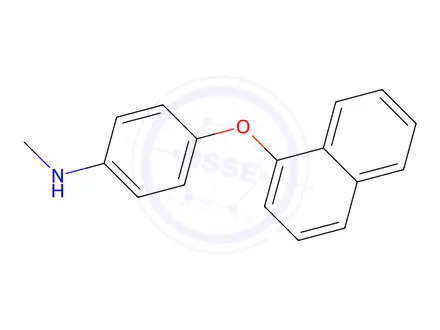 Chemical structure of N-Methyl-4-(naphthalen-1-yloxy)aniline