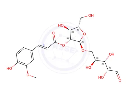 Chemical structure of feruloyl arabinobiose