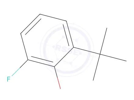Chemical structure of 2-tert-Butyl-6-fluorophenol