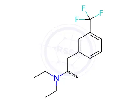 Chemical structure of Fenfluramine Impurity 11 Monomer