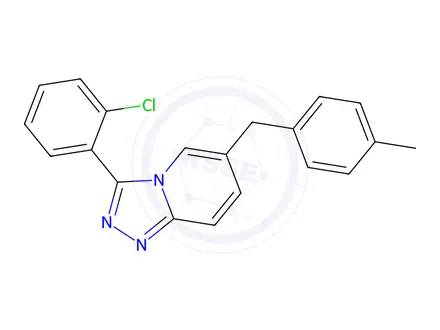 Chemical structure of 3-(2-Chlorophenyl)-6-(4-methylbenzyl)-[1,2,4]triazolo[4,3-a]pyridine