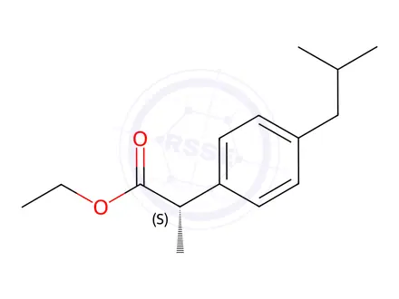 Chemical structure of Dexibuprofen Ethyl Ester